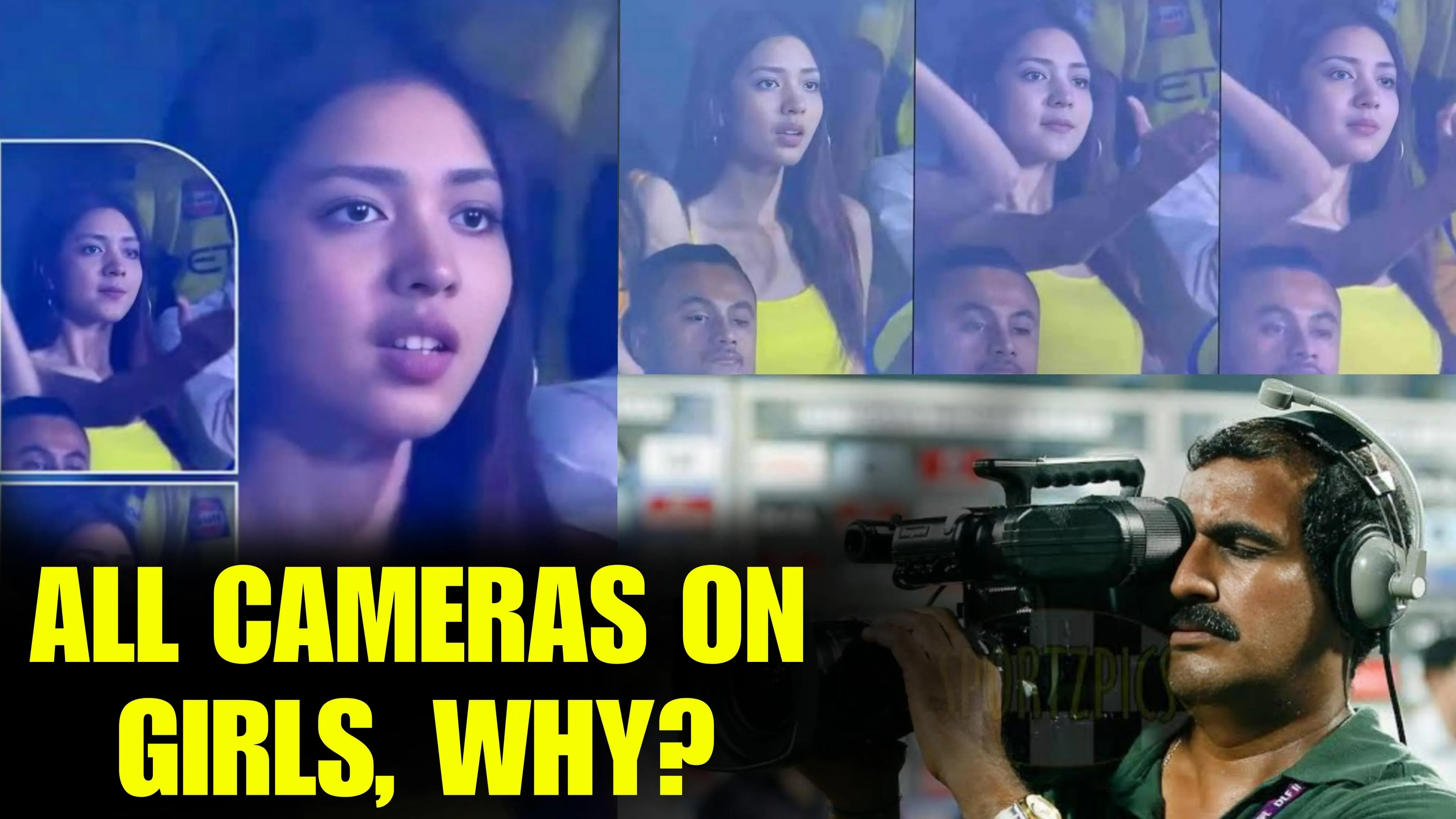 Why do cameramen always focus on girls?
